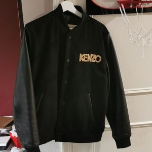 Kenzo wool lether jacket